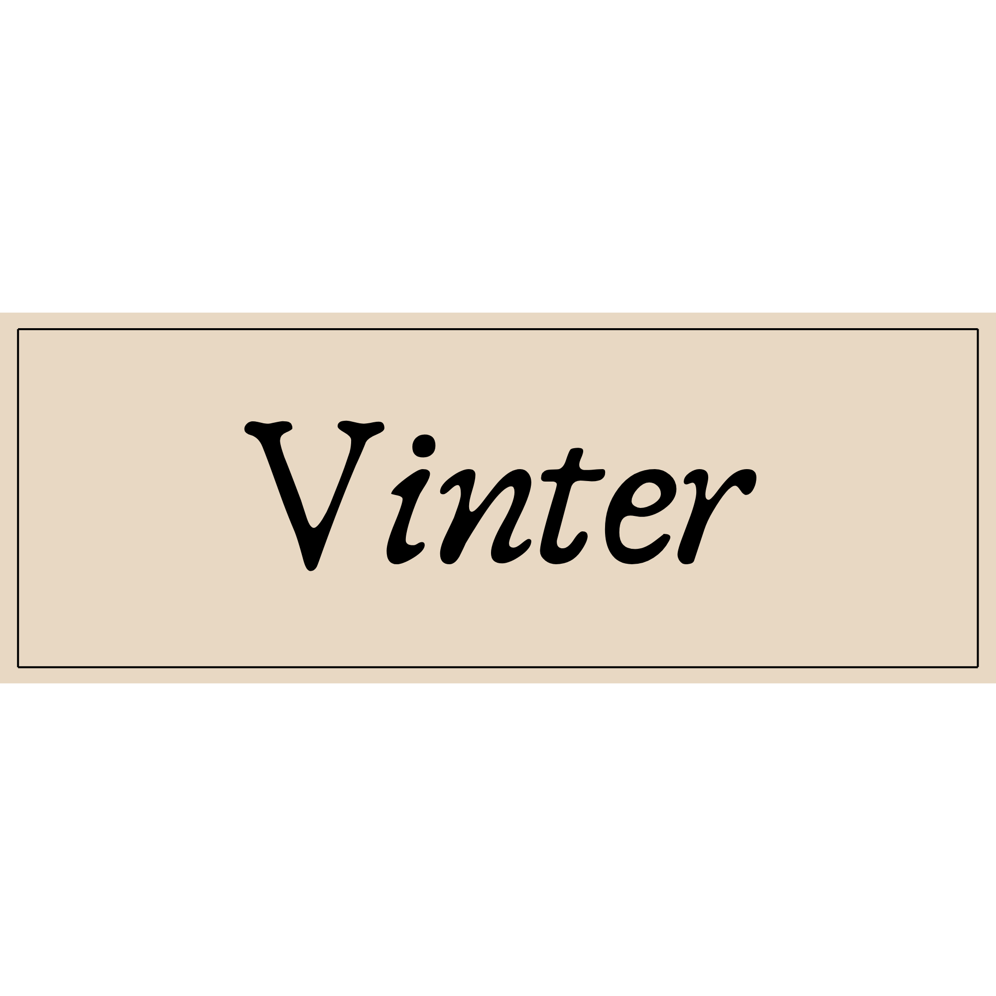 Vinter